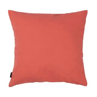 Linen & More Flannel coral red Kussen 45 cm x 45 cm