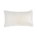 Linen & More Fine Knit off-white silver foi Kussen 30 x 50 cm