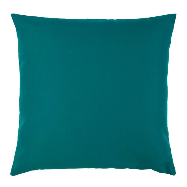 2Lif Lef uni buitenkussen petrol 60x60cm