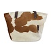 Mars & More handtas koe bruin 46x30x18cm (bos taurus taurus)