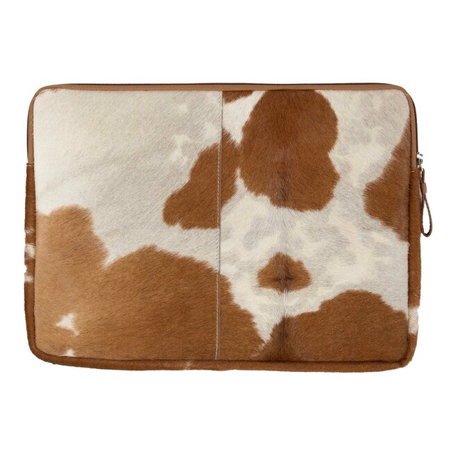 Mars & More laptophoes bruin 15inch 28,5x39cm (bos taurus taurus)
