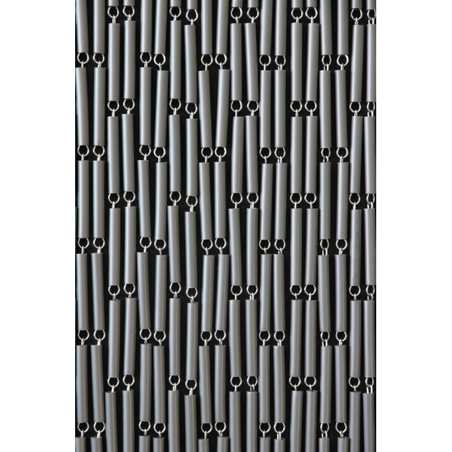 Sun Arts Vliegengordijn Verspringend zilver 90x210 cm