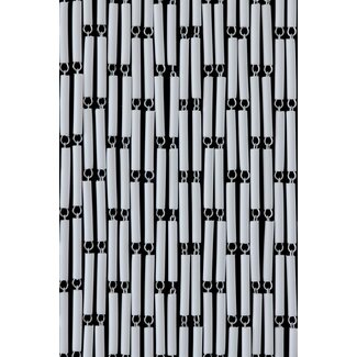 Sun Arts Vliegengordijn Verspringend wit 90x210 cm