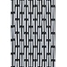 Sun Arts Vliegengordijn Verspringend wit 90x210 cm