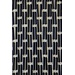 Sun Arts Vliegengordijn Verspringend zwart 90x210 cm
