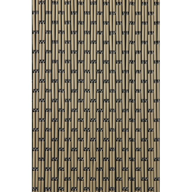 Sun Arts Vliegengordijn Verspringend taupe 90x210 cm