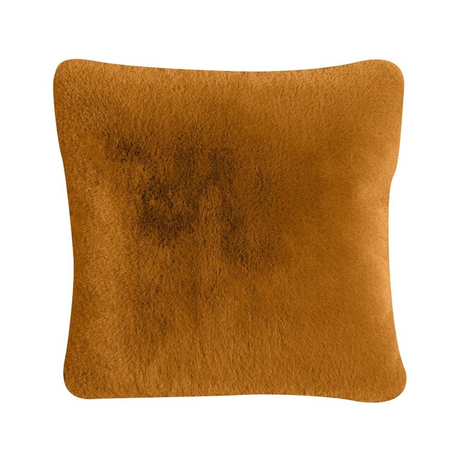Linen & More Portland kussen honing geel 45x45cm