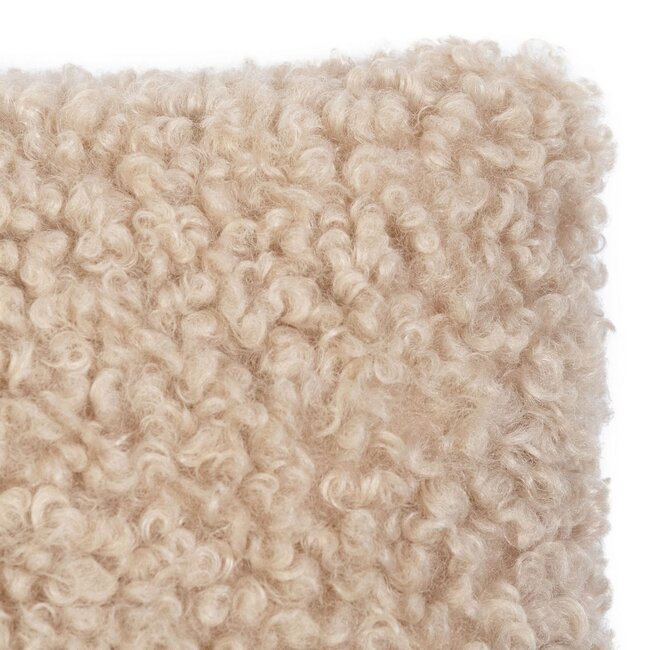 Mars & More tochtkussen teddy krul beige 20x90cm