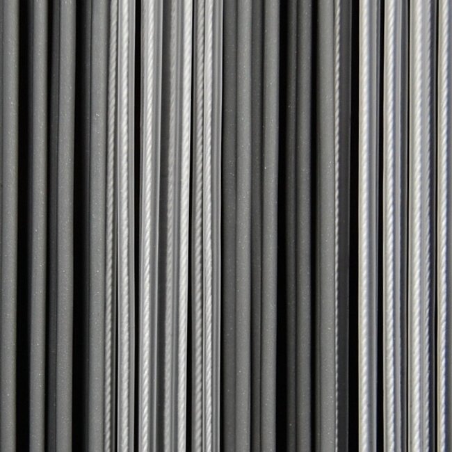 Sun Arts Vliegengordijn Palermo Transparant - grijs 100x232 cm