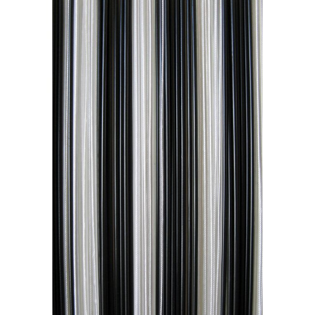 Sun Arts Vliegengordijn Palermo Transparant - black 90x210 cm