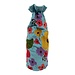Mars & More Wijn fles hoes Joy lichtblauw h37 x 12cm