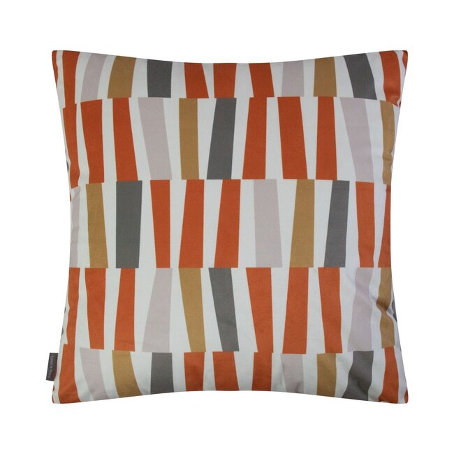Linen & More Osaka kussen fotoprint roest 45x45cm
