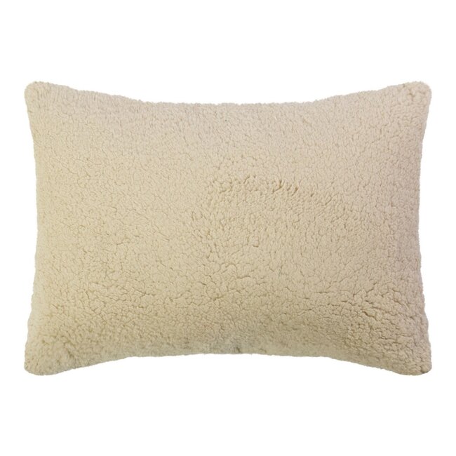Mars & More Kussen ruit boucle groen 40x60cm