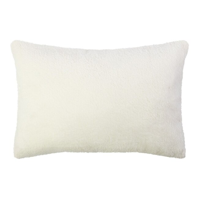Mars & More Kussen ruit boucle beige 40x60cm