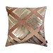Linen & More Kira Kussen perzik roze 45x45cm