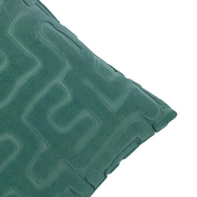 Linen & More Jaxon Kussen groen 30x50cm