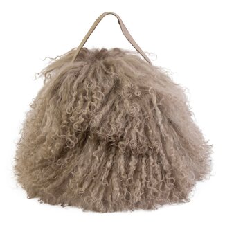 Mars & More deurstopper schaap krulhaar beige 40x40cm