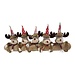 Linen & More Gebreide Rudolf windstopper rood 30x88cm