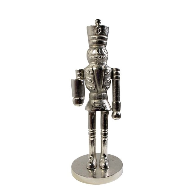 Mars & More Notenkraaker zilver 41x12,5x15cm