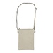 Mars & More crossbody tas verticaal geweven sand 23x17cm (bos taurus taurus)