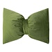 Mars & More Strik Kussen Fluweel apple groen 40x60cm