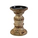 Mars & More Kandelaar mango hout bubbel 15cm