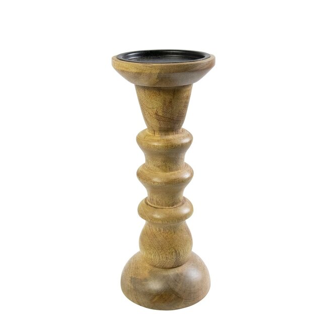 Mars & More Kandelaar mango hout ringen 25cm