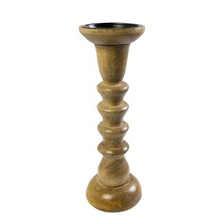 Mars & More Kandelaar mango hout ringen 30cm