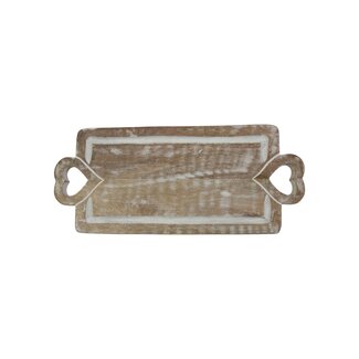 Mars & More Snijplank mango hout heart 40x17cm