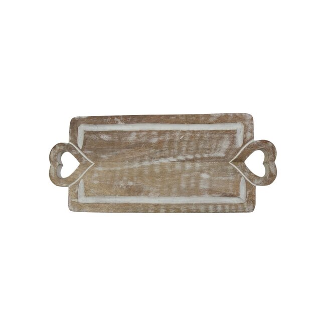 Mars & More Snijplank mango hout heart 40x17cm