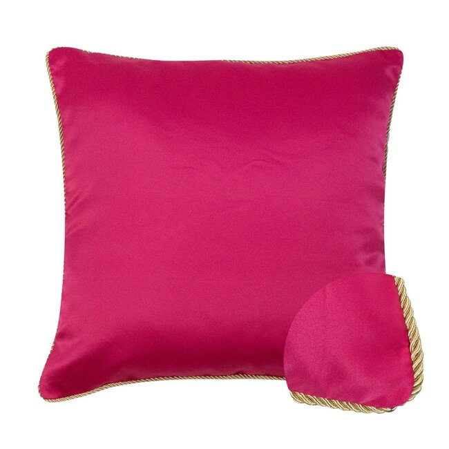 Mars & More kussen satijn fuchsia 45x45cm