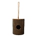 Mars & More Vogelhuisje boomstam h20 d16cm