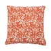 Linen & More Bloementuin oranje kussen 45x45 cm
