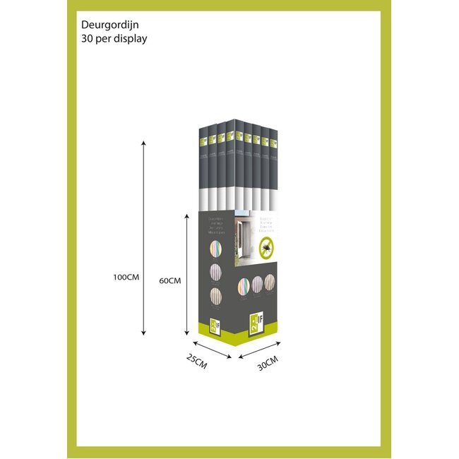 2Lif Aruba-curtainbox 2025 30x40x102 cm; transparant; 30 pcs.