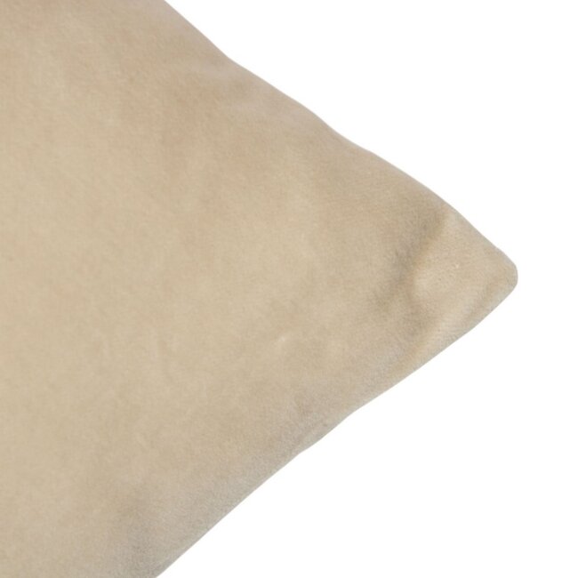 Linen & More Solid velvet birch cushion 45x45 cm