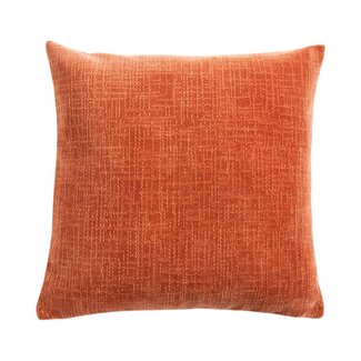 Linen & More Kussen Empress velvet slub roze 45x45cm