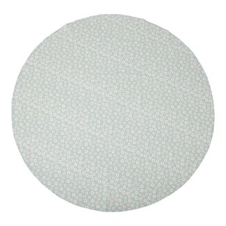 Linen & More Daisy Bloemen Tafelkleed Textiel groen rond 160cm