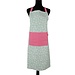 Linen & More Daisy Bloemen Schort groen 75x90cm