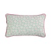 Linen & More Daisy Bloemen Kussen groen 30x50cm