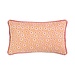 Linen & More Daisy Bloemen Kussen oranje 30x50cm