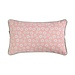 Linen & More Daisy Bloemen Kussen roze 30x50cm