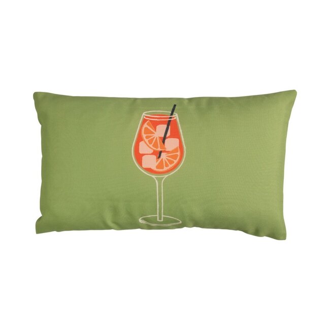 2Lif Spritz Outdoor Kussen groen 30x50cm