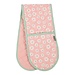 Linen & More Daisy Flowers dubbel Ovenwant roze 18x85cm
