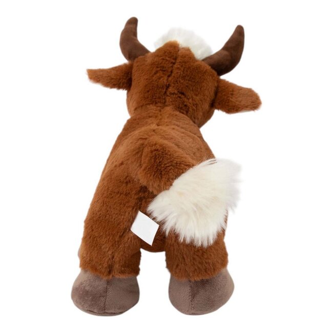 Mars & More Knuffel Koe bruin Garry groot 33cm