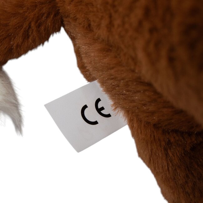 Mars & More Knuffel Koe bruin Garry groot 33cm