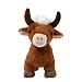 Mars & More Knuffel Koe bruin Garry middel 29cm