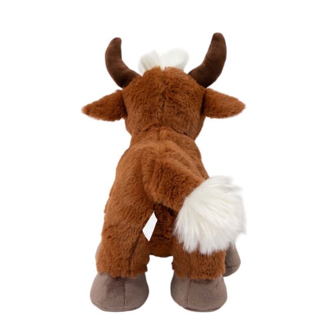 Mars & More Knuffel Koe bruin Garry middel 29cm