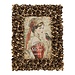 Mars & More Fotolijst rechthoek allover bloemen hars goud 17x2x22cm