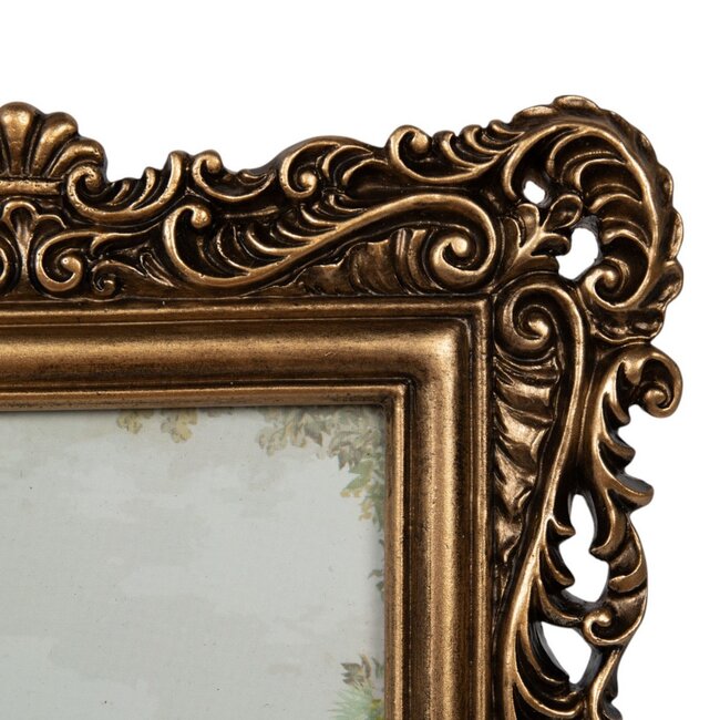 Mars & More Fotolijst rechthoek elegant hars goud 17,5x1,6x22,2cm