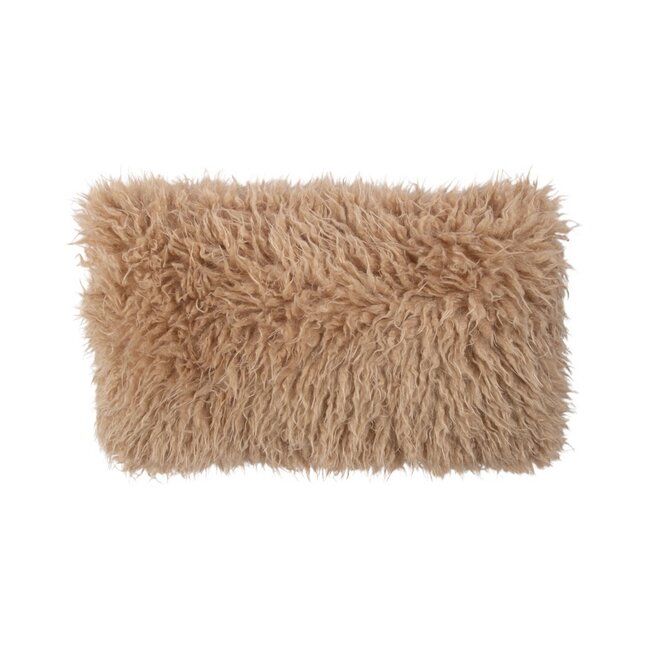 Mars & More Cushion tibetan lamb beige 30x50 cm